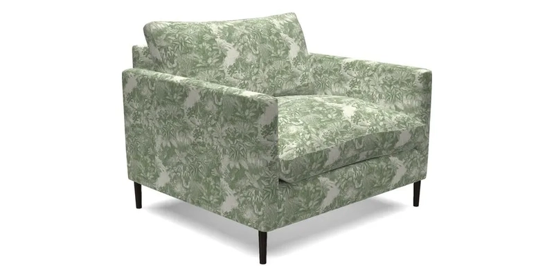 Heyshott Snuggler in Two Tone Plain Biscuit. Loose cover option available