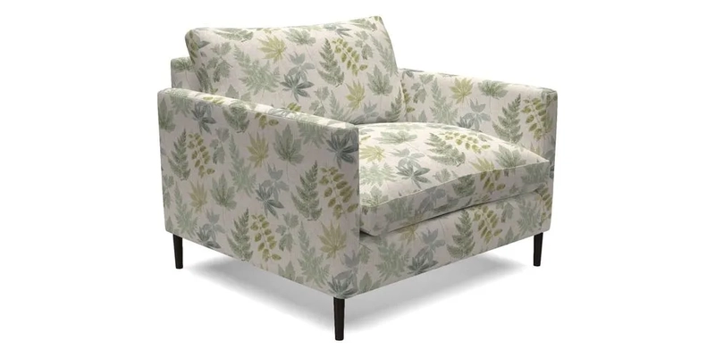 Heyshott Snuggler in Two Tone Plain Biscuit. Loose cover option available
