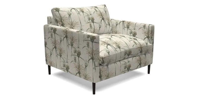 Heyshott Snuggler in Two Tone Plain Biscuit. Loose cover option available