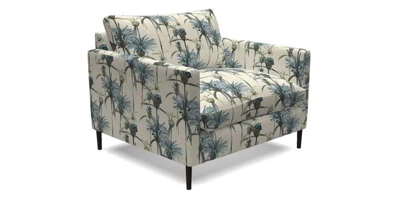 Heyshott Snuggler in Two Tone Plain Biscuit. Loose cover option available