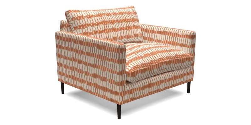 Heyshott Snuggler in Two Tone Plain Biscuit. Loose cover option available