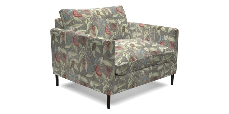 Heyshott Snuggler in Two Tone Plain Biscuit. Loose cover option available