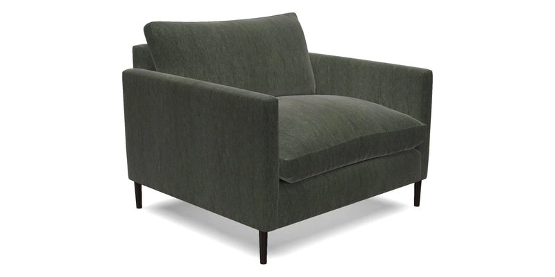 Heyshott Snuggler in Two Tone Plain Biscuit. Loose cover option available