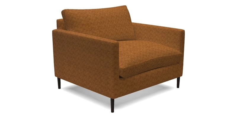 Heyshott Snuggler in Two Tone Plain Biscuit. Loose cover option available