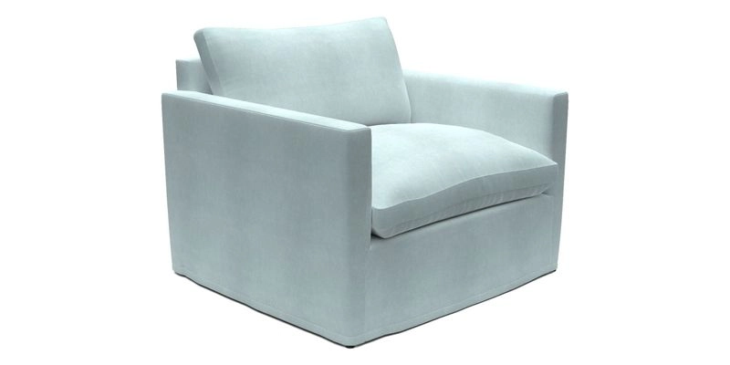 Heyshott Snuggler in Two Tone Plain Biscuit. Loose cover option available