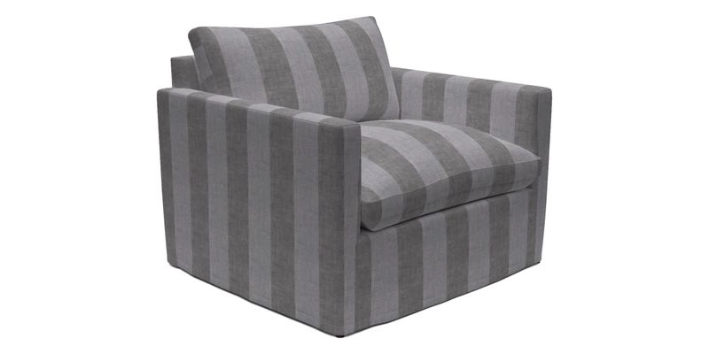 Heyshott Snuggler in Two Tone Plain Biscuit. Loose cover option available