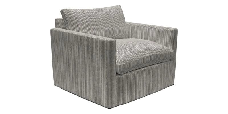 Heyshott Snuggler in Two Tone Plain Biscuit. Loose cover option available