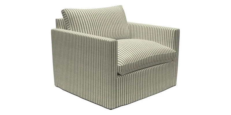 Heyshott Snuggler in Two Tone Plain Biscuit. Loose cover option available