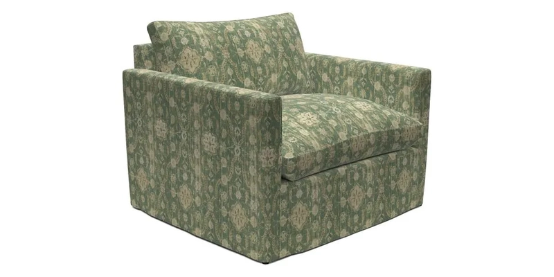 Heyshott Snuggler in Two Tone Plain Biscuit. Loose cover option available