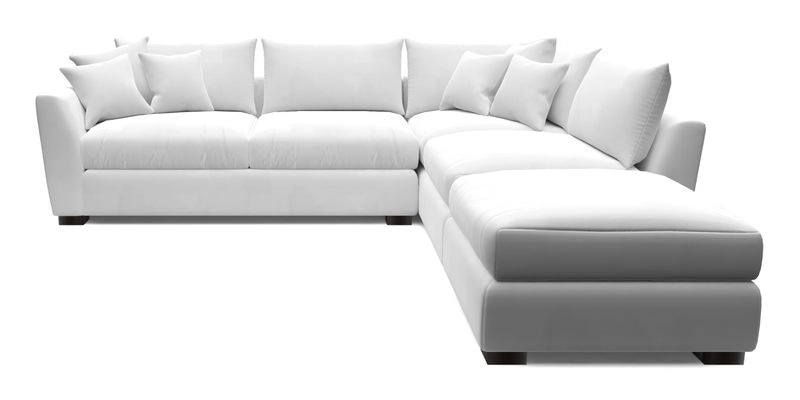 Combi Corner Unit And Footstool LHF