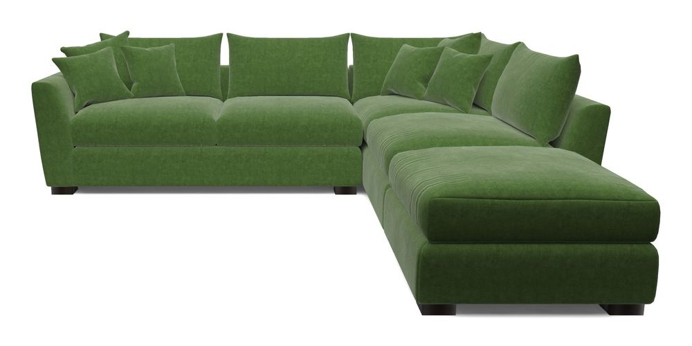 Combi Corner Unit And Footstool LHF