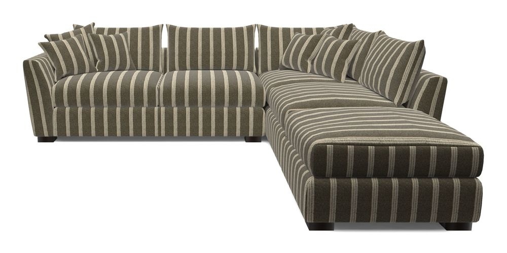 Combi Corner Unit And Footstool LHF