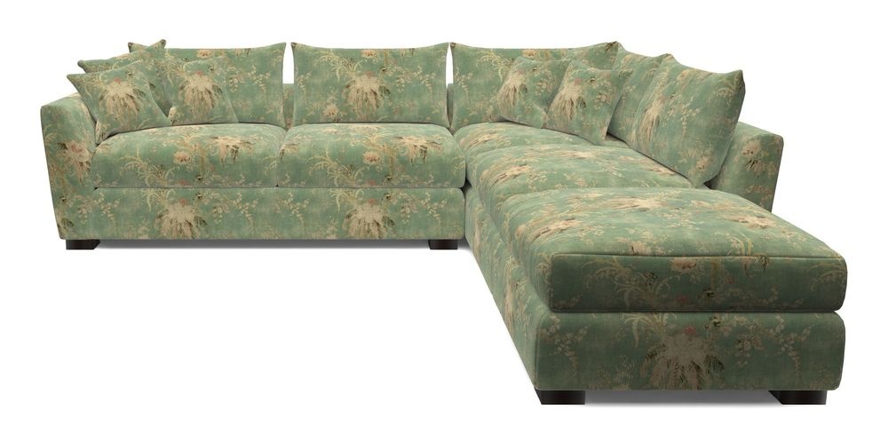 Combi Corner Unit And Footstool LHF