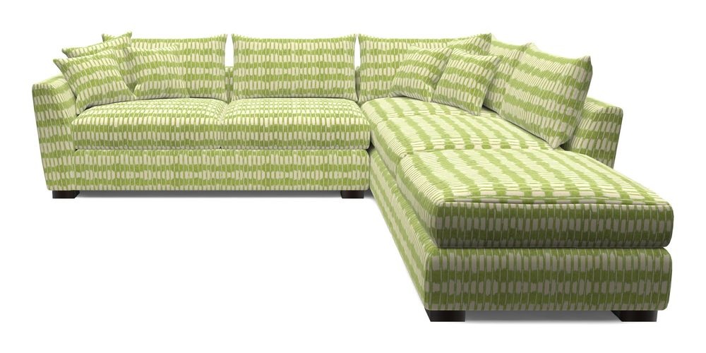 Combi Corner Unit And Footstool LHF