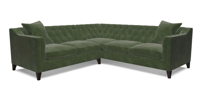 Haresfield Dipped Arm Corner Group LHF & RHF in Two Tone Plain Biscuit