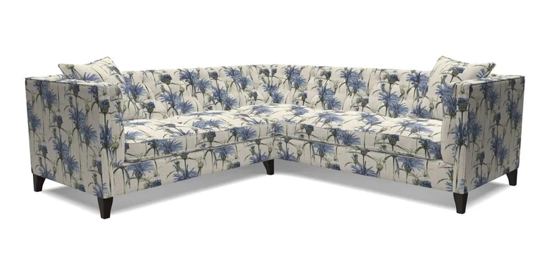 Haresfield Corner Sofa in Two Tone Plain Biscuit