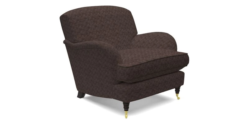 Kentwell Chair in Caroline Maria Applebee Collage Wildflowers with fringe in Sophie Bullion Currant