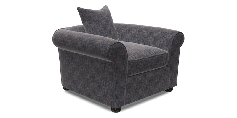 Lewes Chair in Two Tone Plain Biscuit