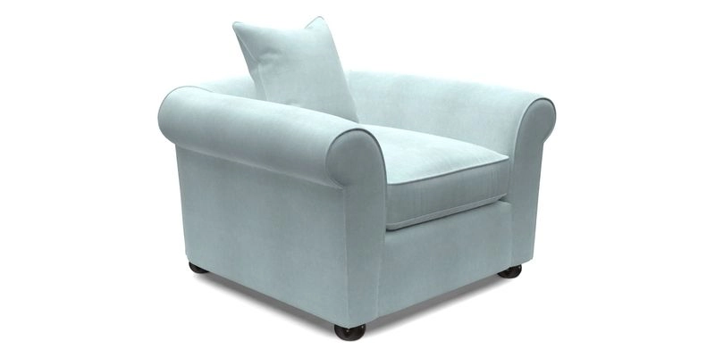 Lewes Chair in Two Tone Plain Biscuit