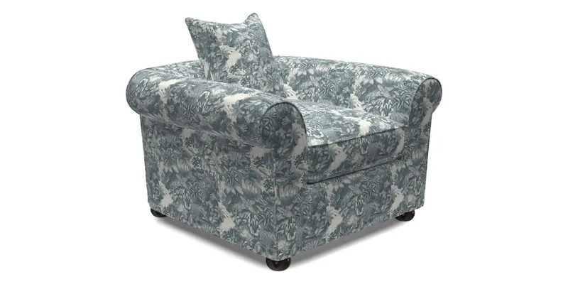 Lewes Chair in Two Tone Plain Biscuit
