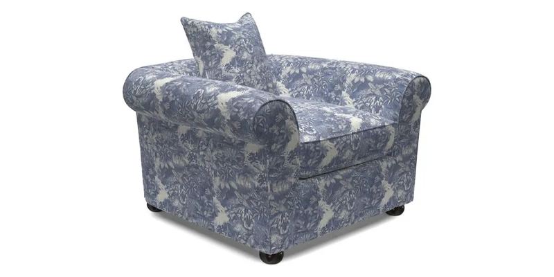 Lewes Chair in Two Tone Plain Biscuit