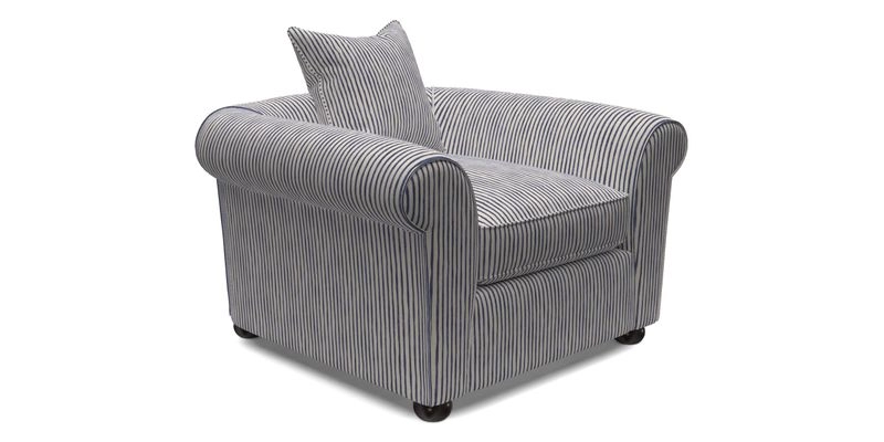 Lewes Chair in Two Tone Plain Biscuit