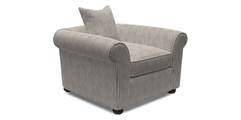 Lewes Chair in Two Tone Plain Biscuit