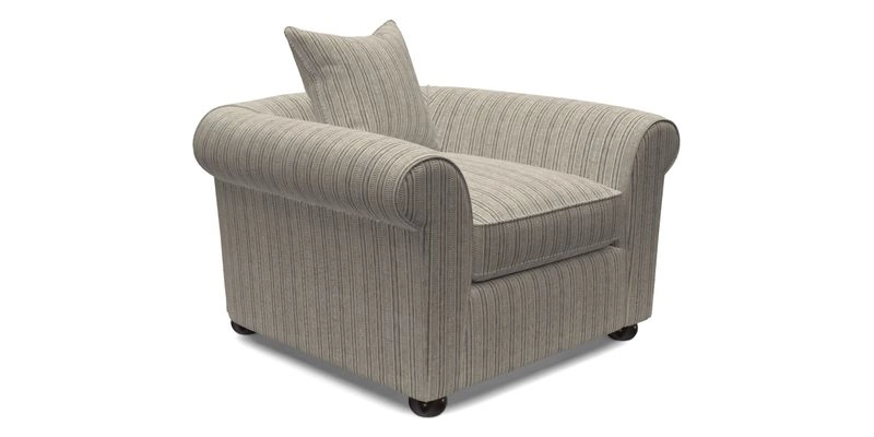 Lewes Chair in Two Tone Plain Biscuit