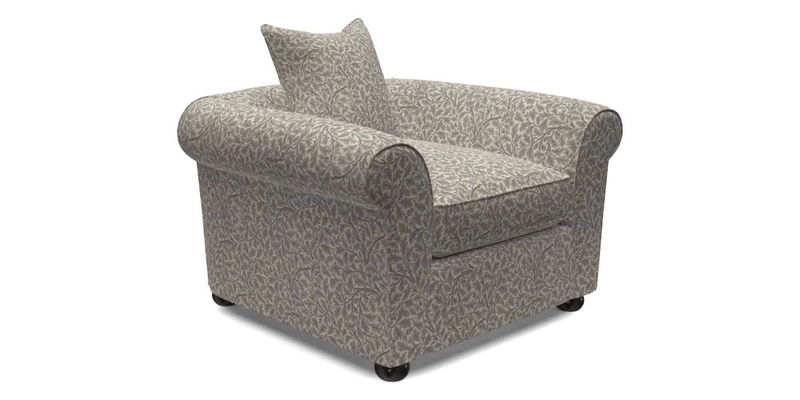 Lewes Chair in Two Tone Plain Biscuit