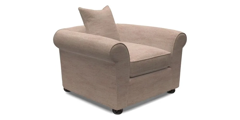 Lewes Chair in Two Tone Plain Biscuit