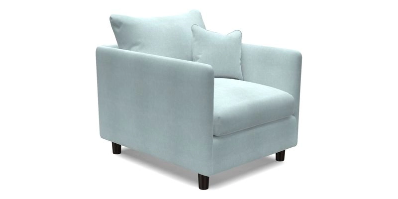 Madehurst Chair in Two Tone Plain Biscuit. Loose cover option available