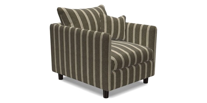 Madehurst Chair in Two Tone Plain Biscuit. Loose cover option available