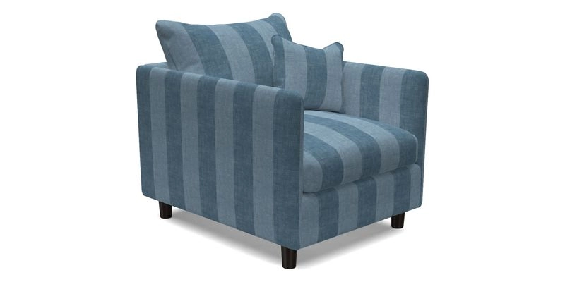 Madehurst Chair in Two Tone Plain Biscuit. Loose cover option available