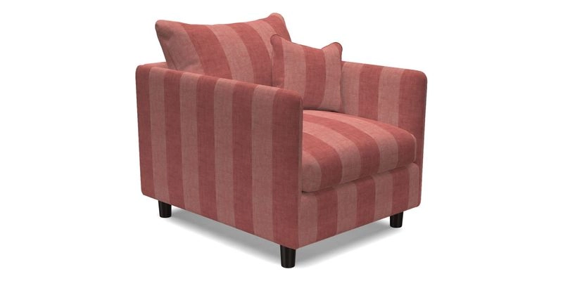 Madehurst Chair in Two Tone Plain Biscuit. Loose cover option available