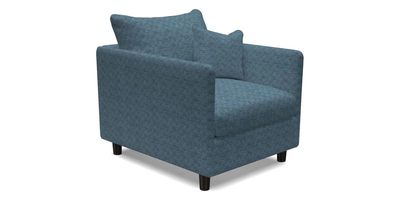 Madehurst Chair in Two Tone Plain Biscuit. Loose cover option available