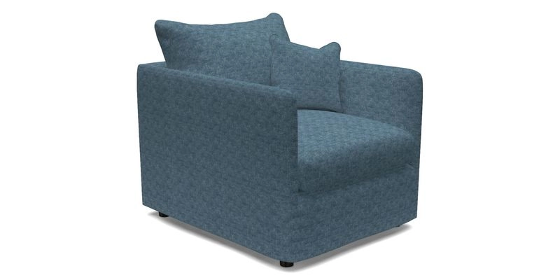 Madehurst Chair in Two Tone Plain Biscuit. Loose cover option available