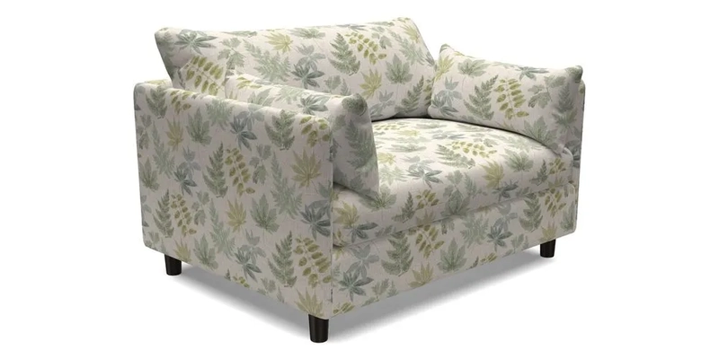 Madehurst Snuggler in Two Tone Plain Biscuit. Loose cover option available