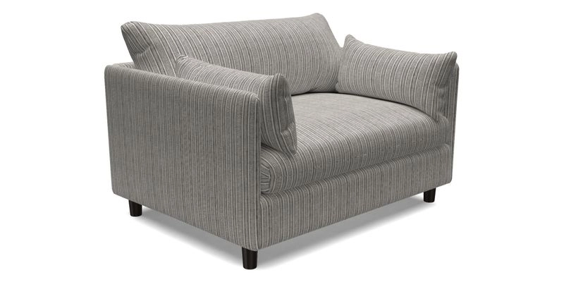 Madehurst Snuggler in Two Tone Plain Biscuit. Loose cover option available