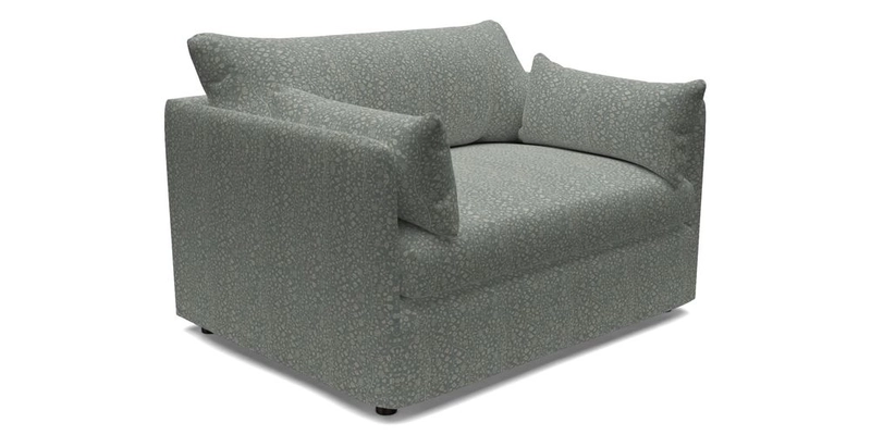 Madehurst Snuggler in Two Tone Plain Biscuit. Loose cover option available