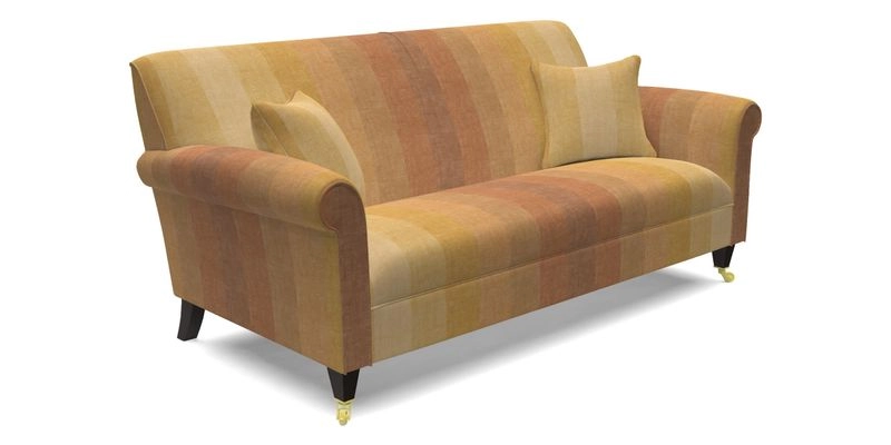 Petworth 3 Seater Sofa in Mulberry Flying Ducks
