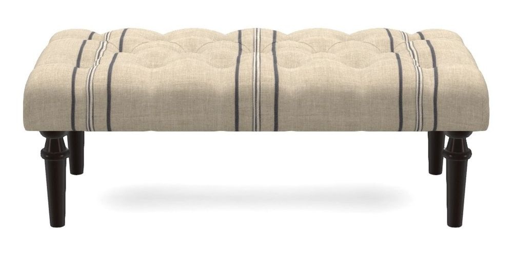 Small Buttoned Footstool