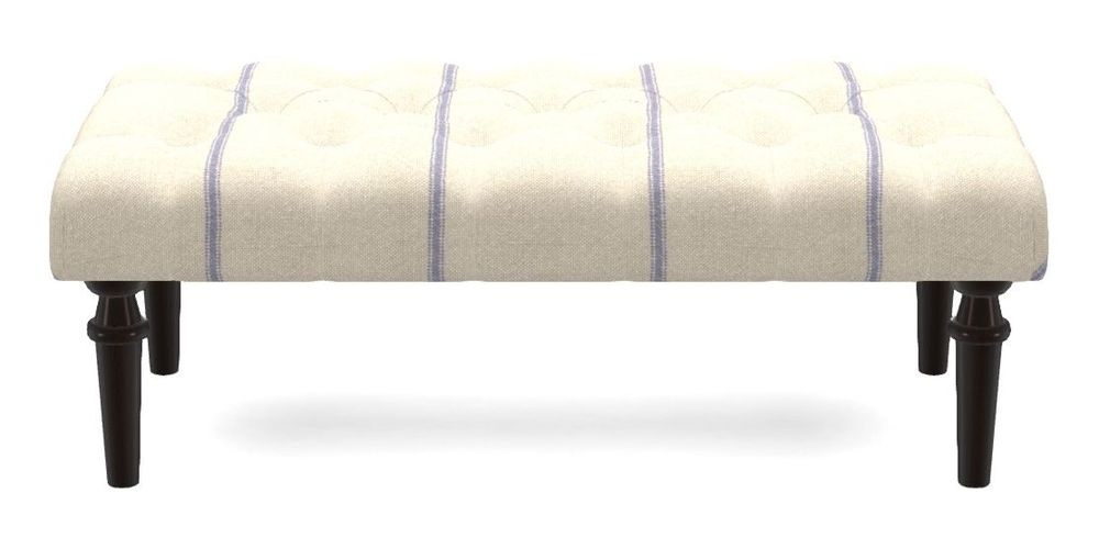 Small Buttoned Footstool