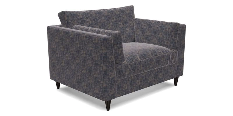 Saltdean snuggler in Linwood Tango Velvet Rosewood