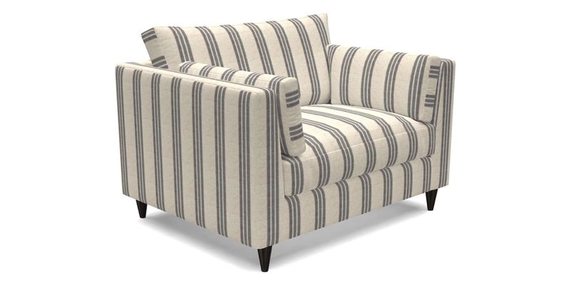 Saltdean snuggler in Linwood Tango Velvet Rosewood