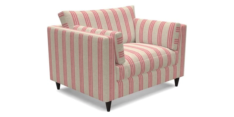 Saltdean snuggler in Linwood Tango Velvet Rosewood