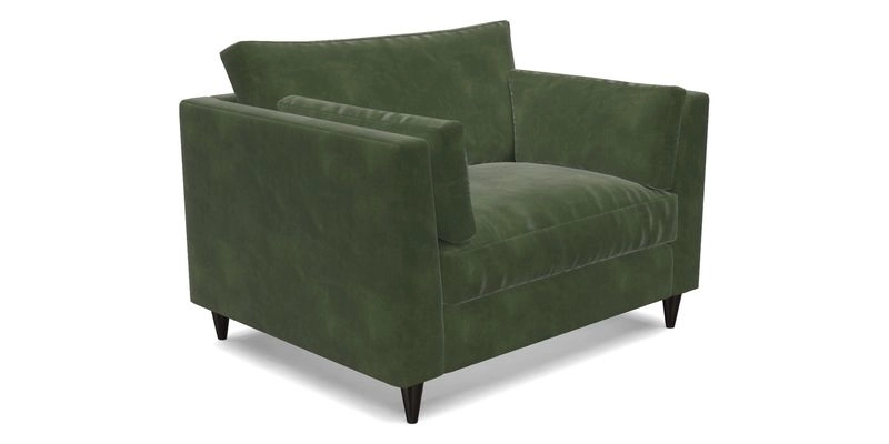 Saltdean snuggler in Linwood Tango Velvet Rosewood