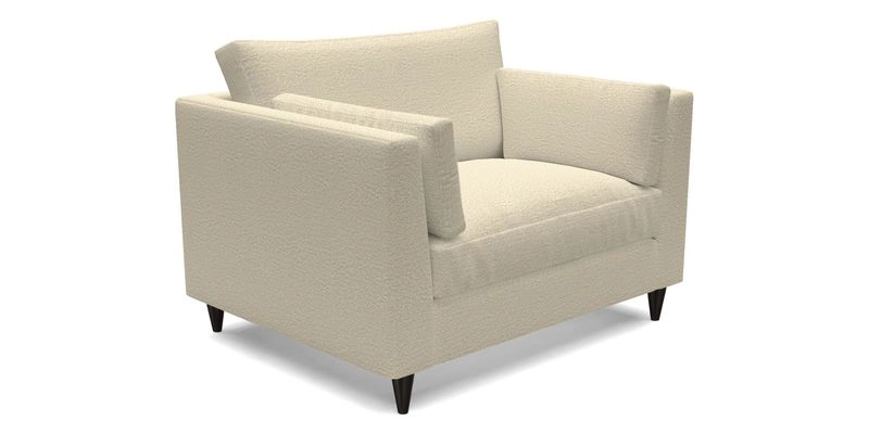 Saltdean snuggler in Linwood Tango Velvet Rosewood