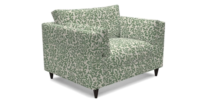 Saltdean snuggler in Linwood Tango Velvet Rosewood