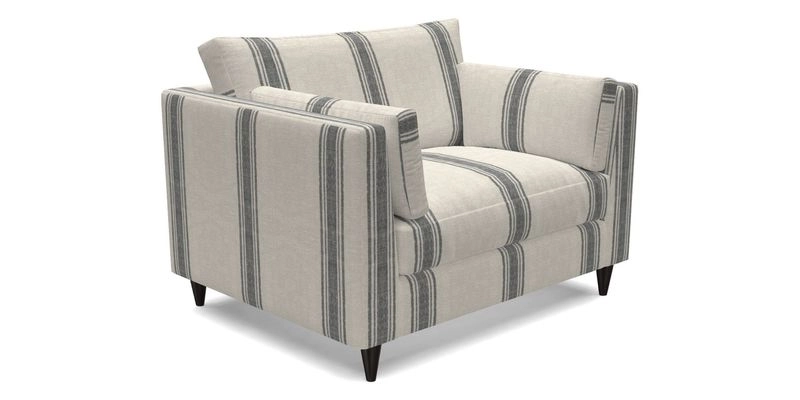 Saltdean snuggler in Linwood Tango Velvet Rosewood