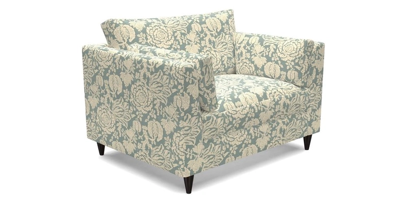 Saltdean snuggler in Linwood Tango Velvet Rosewood